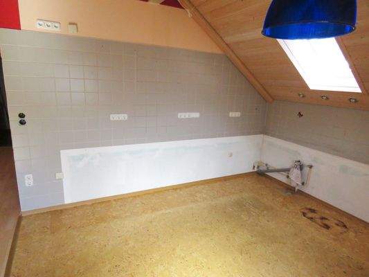 Küche mit Korkboden