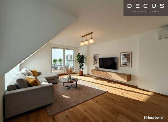 Wohnzimmer - KI bearbeitet