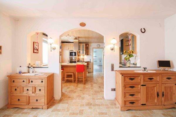 Esszimmer in die Küche