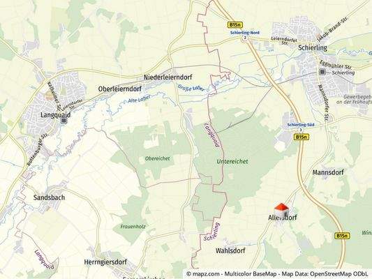 Geolyzer Kartenausschnitt