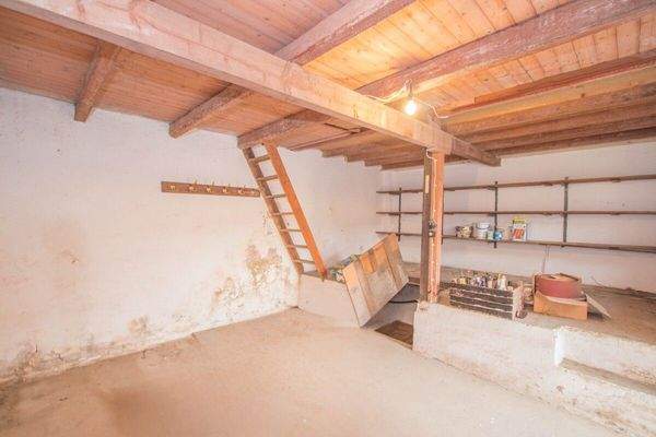 Der Abstellraum im Innenhof