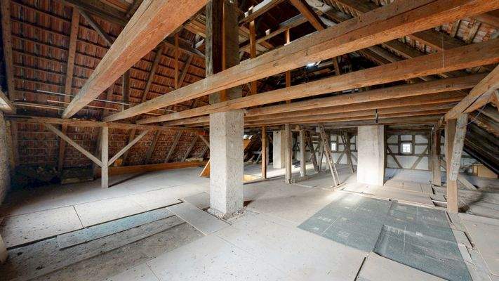 Dach -  Perspektive von Rechts