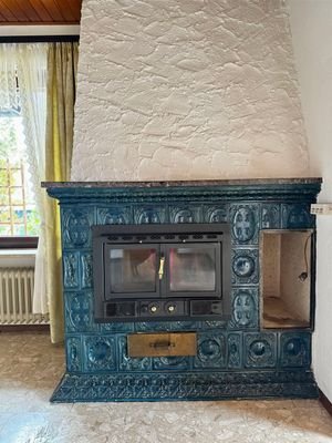 Kamin im Wohnzimmer