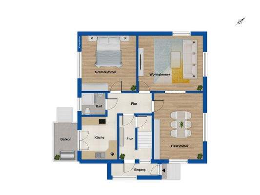 Grundriss Erdgeschoss