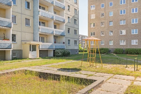 Hofansicht Spielplatz