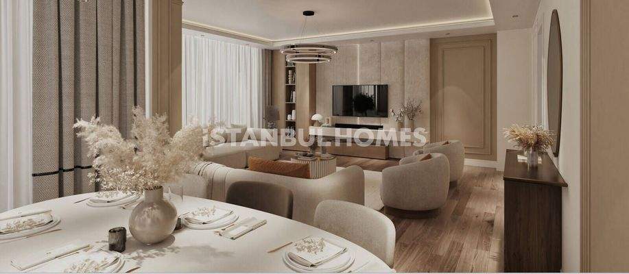 Sea View Apartments Near Main Avenue in Istanbul Uskudar