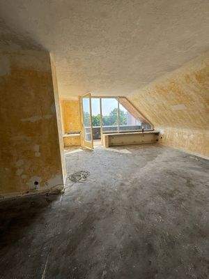 offener Wohn-/Essbereich mit Küche