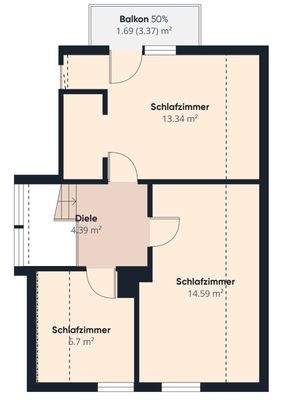 S&P | Grundriss Obergeschoss