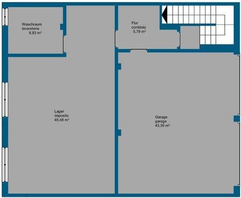 Grundriss Untergschoss