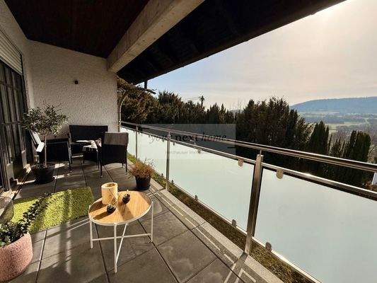 Balkon mit toller Aussicht