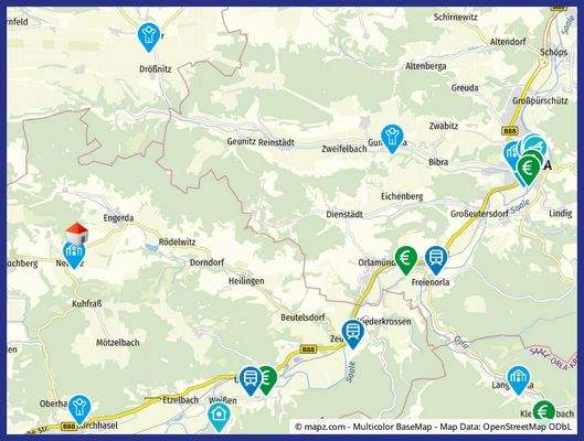 Geolyzer Kartenausschnitt