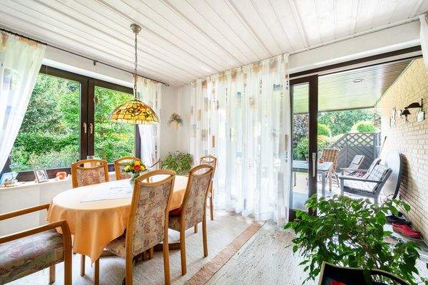 Esszimmer mit Aussenzugang