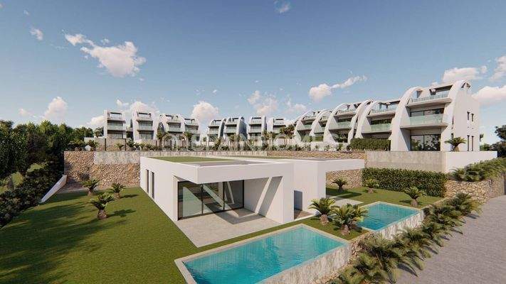 3 Bedroom Apartments with Private Pool and Terrace in Rojales