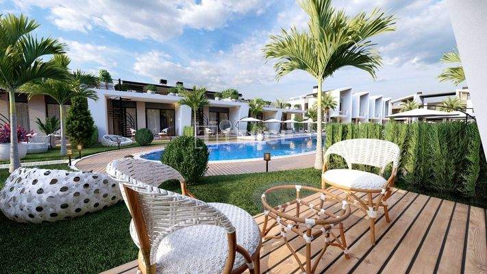 Houses in a Luxury Project Near the Sea in North Cyprus Girne