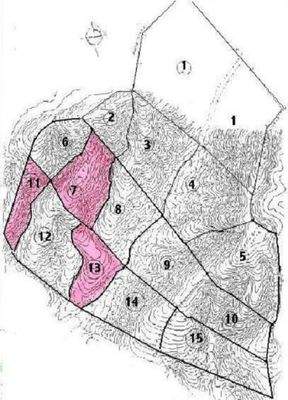 Markierte Flächen stehen nicht mehr zur Verfügung