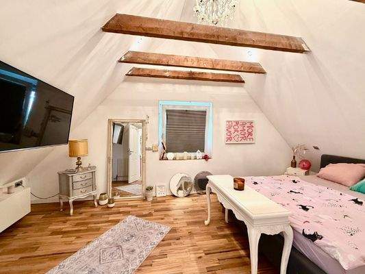 Schlafzimmer im Dachgeschoss