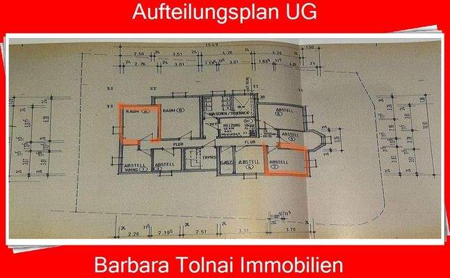 Aufteilungsplan UG