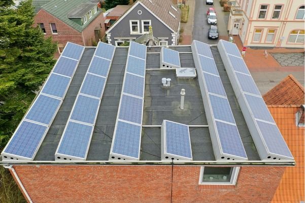 Ansicht Dach Photovoltaikanlage
