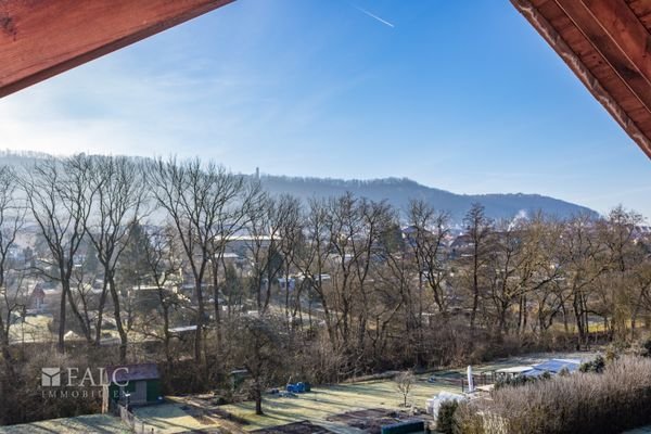 Ausblick vom Balkon