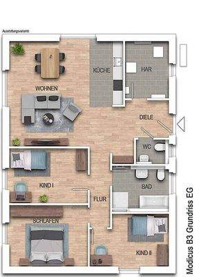 Grundriss Modicus B3