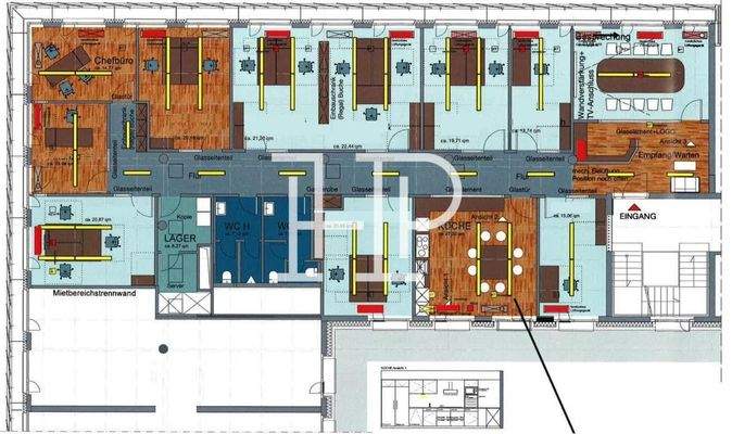 Grundriss 2. OG - ca. 270 m² 