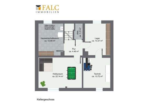 Grundriss Keller