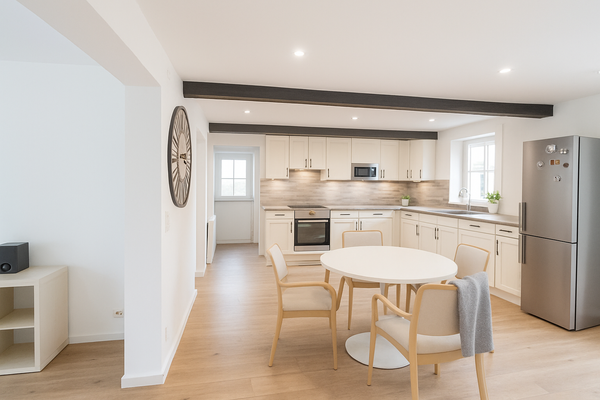 Wohnzimmer Küche Visualisierung