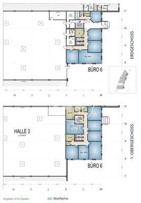 Grundriss Büro 6_EG und 1. OG