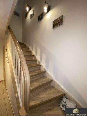 Treppe neu renoviert