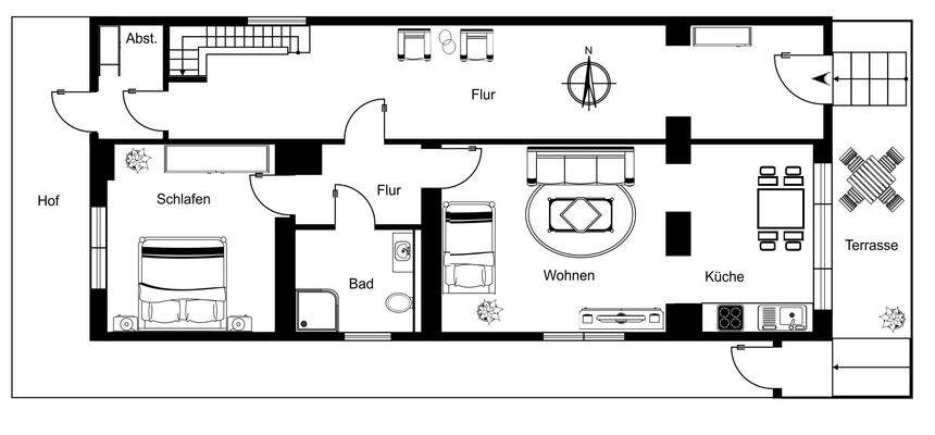 Grundriss Erdgeschoss