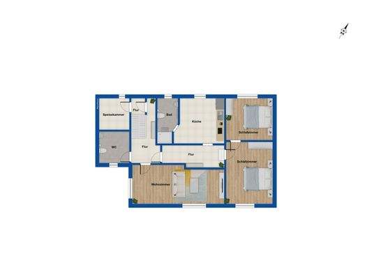 Grundriss Obergeschoss