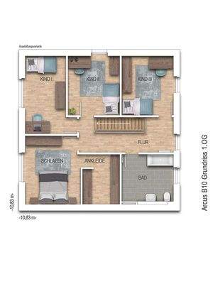 Grundriss Obergeschoss