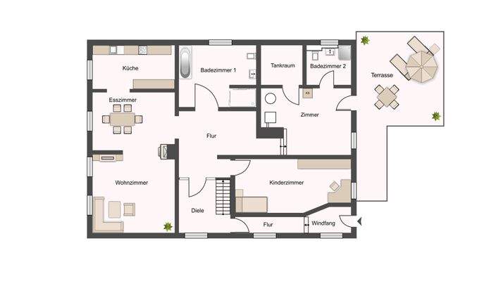 Grundriss Erdgeschoss