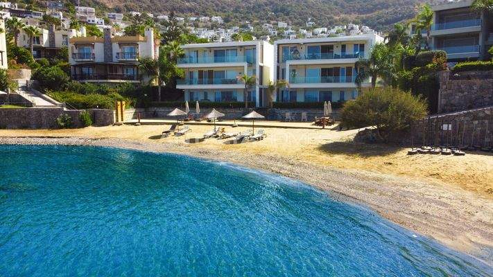 Apartments in a Complex with a Private Bay in Bodrum Kucukbuk