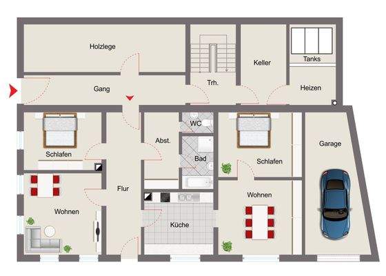 Grundriss Erdgeschoss