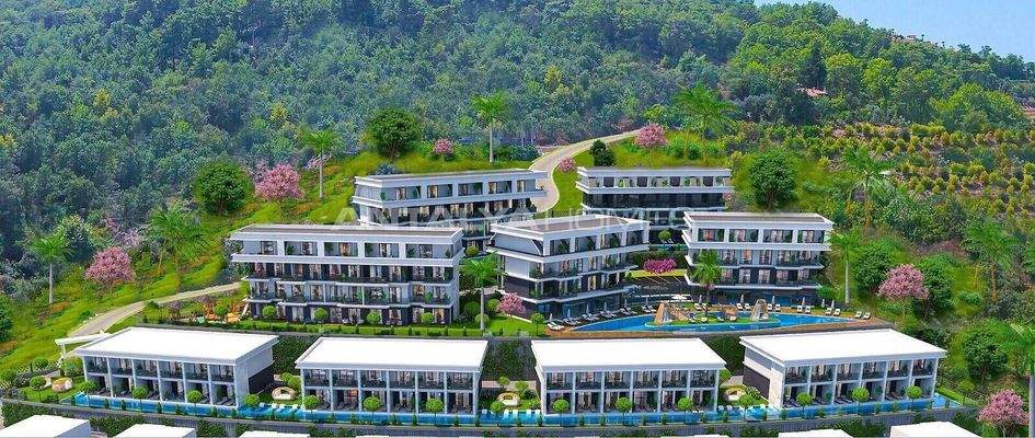 Stylish Real Estate in Luxury Complex in Kargicak Alanya