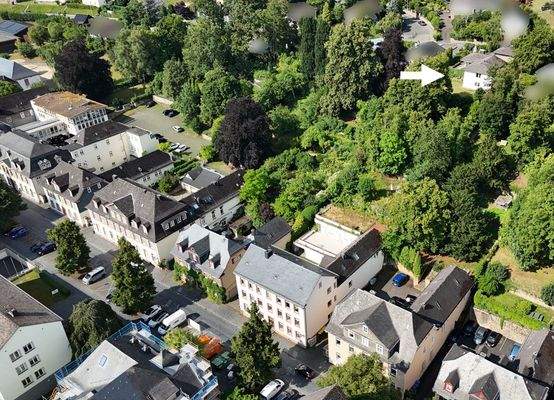 Lage oberhalb der bekannten Wilhelmstraße