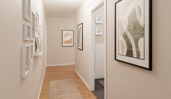 Freundlicher Flurbereich