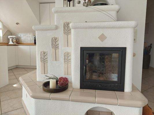 ...mit geschlossenem Kaminofen