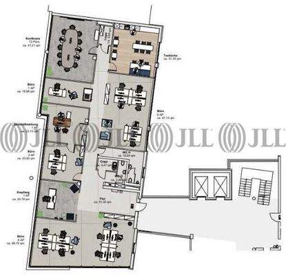 Grundriss 1. OG BT A, 395 m²