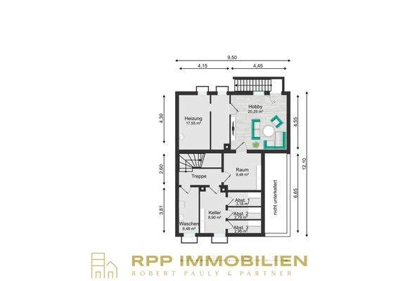 Grundriss Untergeschoss