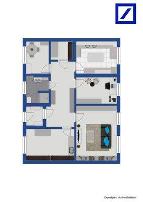 Grundriss des Gebäudes