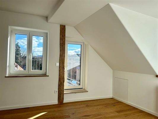 Zugang zur Dachterrasse