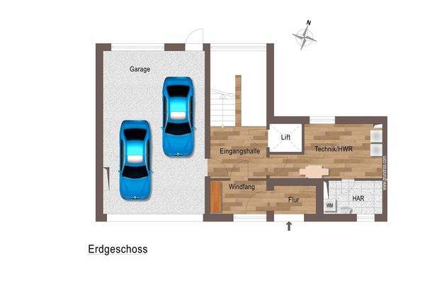 Stadthaus | Grundriss: EG