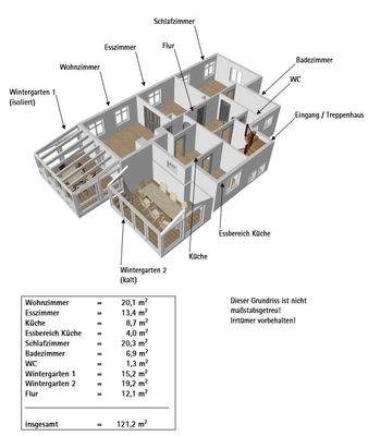 Grundriss und WFL EG