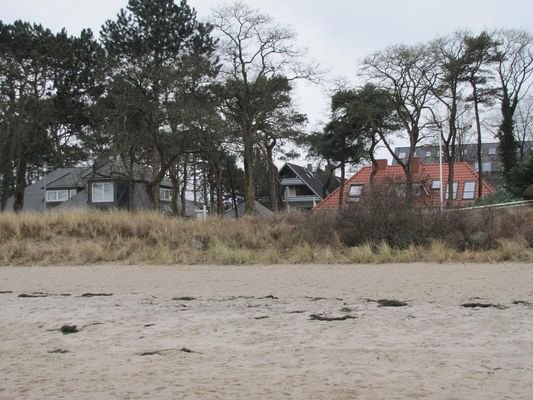 Hausansicht vom Strand