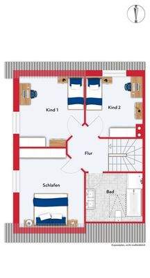 Grundriss Dachgeschoss