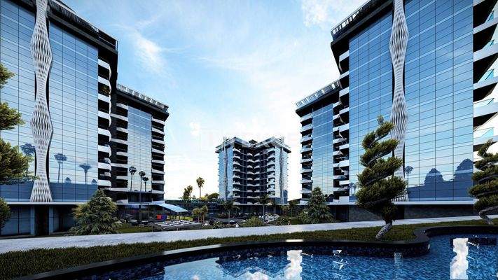 Apartments with Extensive Facilities Close to Sea in Alanya