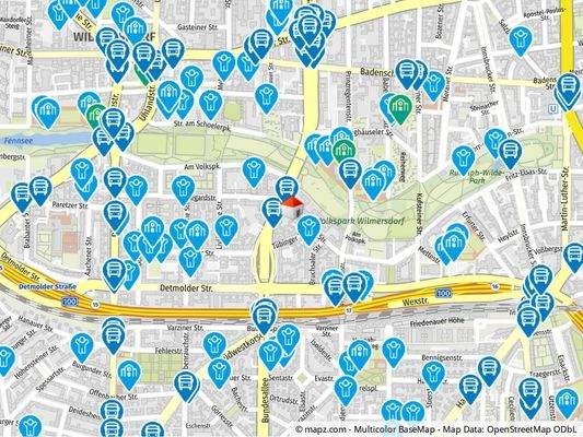 Geolyzer Kartenausschnitt