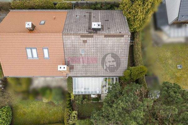 Drohnenfoto Gartenseite